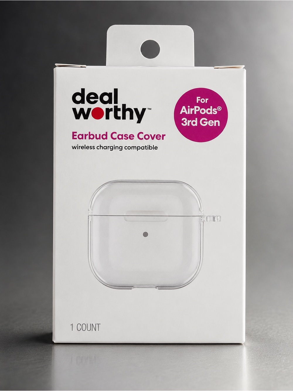 Dealworthy Clear AirPods 3rd Generation Case Cover Wireless Charging Compatible